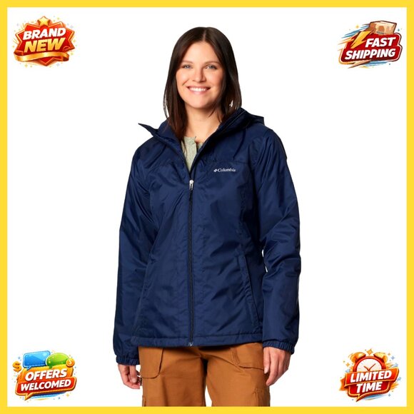 Sherpa Lined Water Resistant Jacket Women's Regular Fit Extended Sizes